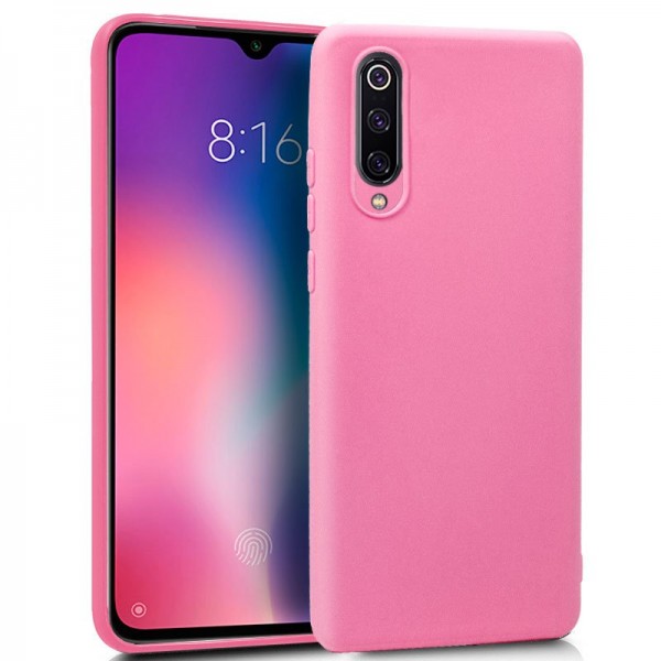 Funda COOL Silicona para Xiaomi Mi 9 (Rosa)