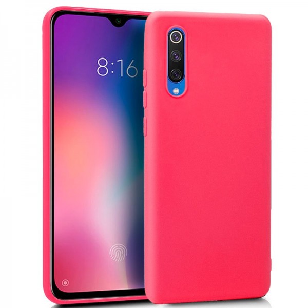 Funda COOL Silicona para Xiaomi Mi 9 SE (Rojo)