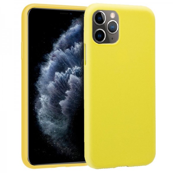 Funda COOL Silicona para iPhone 11 Pro (Amarillo)