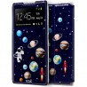 Funda COOL Flip Cover para Samsung N975 Galaxy Note 10 Plus Dibujos Astronauta