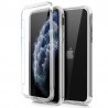 Funda COOL Silicona 3D para iPhone 11 Pro (Transparente Frontal + Trasera)