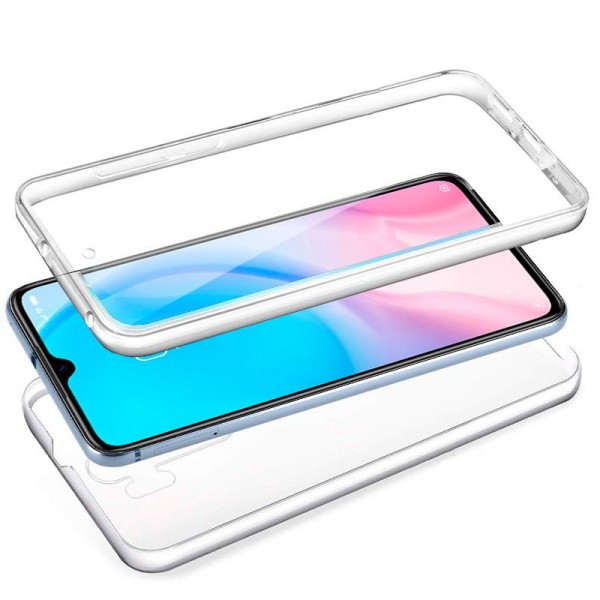 Funda COOL Silicona 3D para Xiaomi Mi 9 Lite (Transparente Frontal + Trasera)