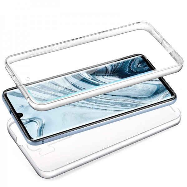 Funda COOL Silicona 3D para Xiaomi Mi Note 10 / Mi Note 10 Pro (Transparente Frontal + Trasera)