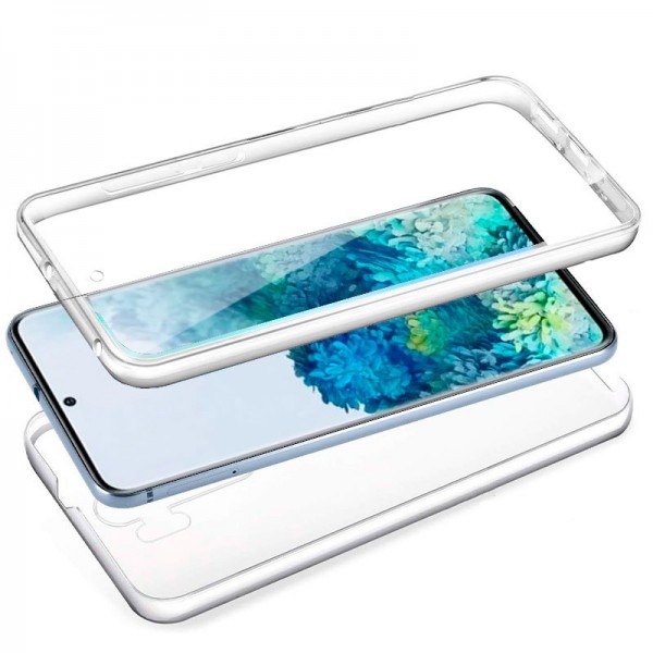 Funda COOL Silicona 3D para Samsung G985 Galaxy S20 Plus (Transparente Frontal + Trasera)