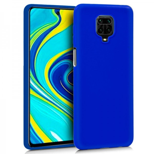 Funda COOL Silicona para Xiaomi Redmi Note 9S / Note 9 Pro (Azul)