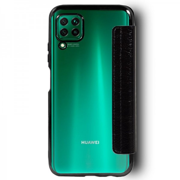 Funda COOL Flip Cover para Huawei P40 Lite Leather Negro