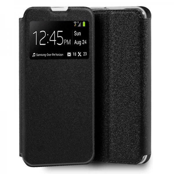 Funda COOL Flip Cover para Huawei Y5p Liso Negro