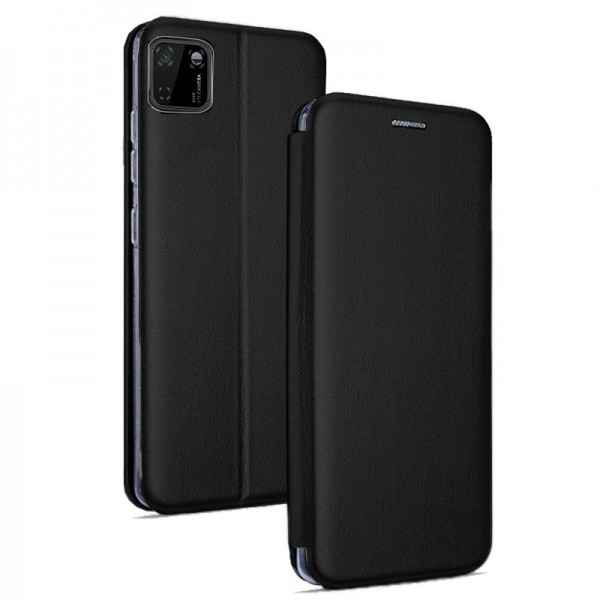 Funda COOL Flip Cover para Huawei Y5p Elegance Negro