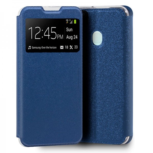 Funda COOL Flip Cover para Samsung A217 Galaxy A21s Liso Azul