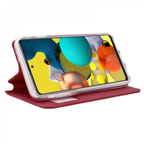 Funda COOL Flip Cover para Samsung A516 Galaxy A51 5G Liso Rojo