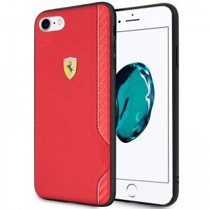 Funda iPhone SE/ iPhone 8/ iPhone 7/ iPhone 6 de piel Rojo de