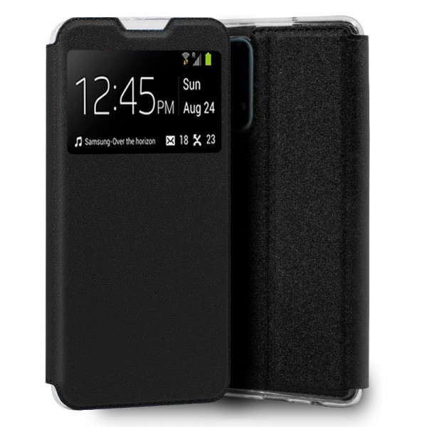 Funda COOL Flip Cover para Realme 7 Liso Negro