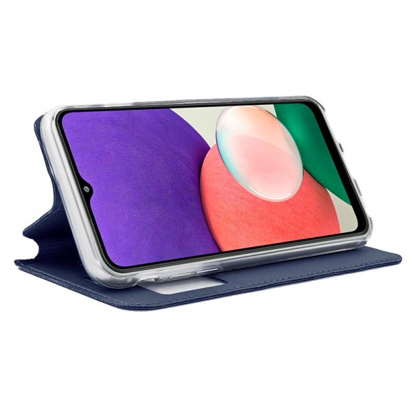 Funda COOL Flip Cover para Samsung A226 Galaxy A22 5G Liso Azul