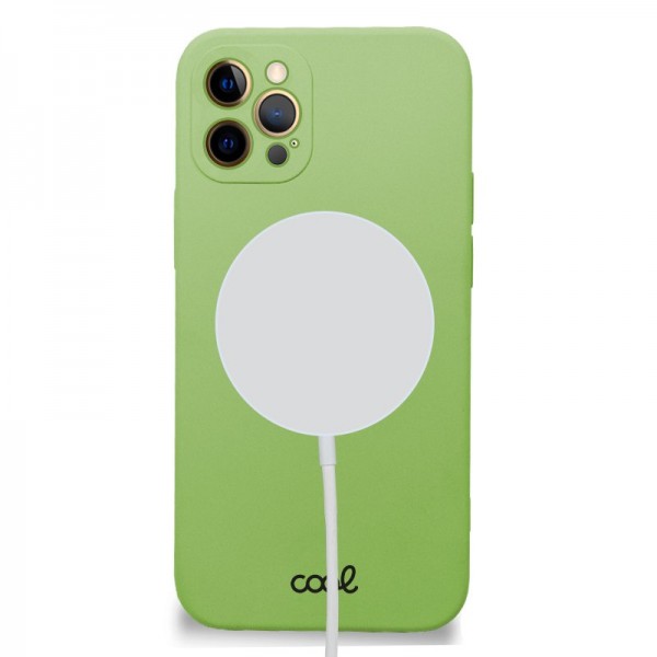 Carcasa COOL Para iPhone 12 Pro Max Magnética Cover Pistacho