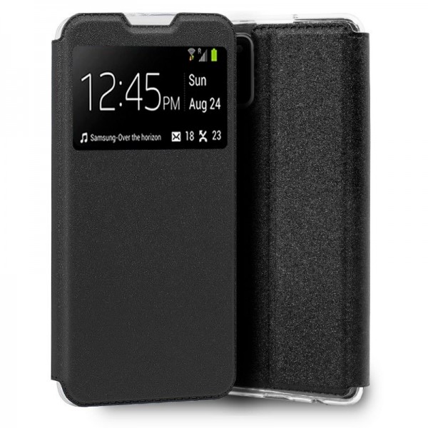 Funda COOL Flip Cover para Samsung A037 Galaxy A03s Liso Negro