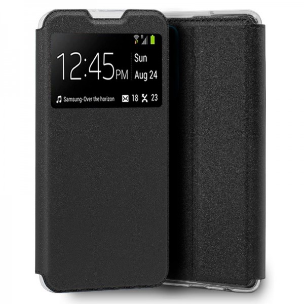 Funda COOL Flip Cover para ZTE Blade A71 Liso Negro