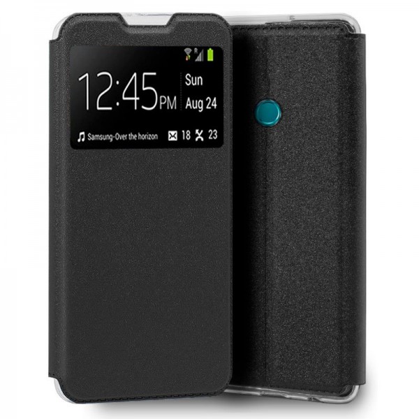 Funda COOL Flip Cover para Huawei Honor 9X Lite Liso Negro