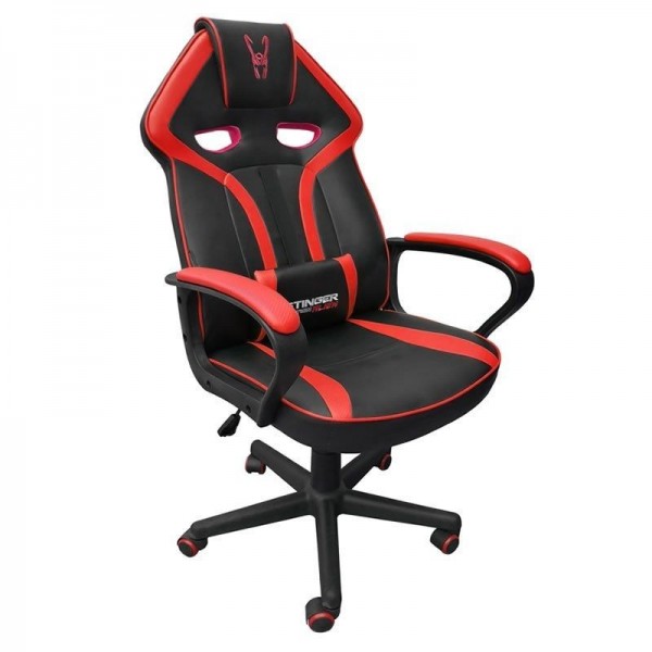 Silla gamer woxter stinger station alíen roja y negro