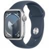 Apple Watch Serie 9 GPS 41mm aluminio sport band S/M azul