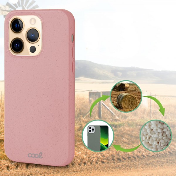 Carcasa COOL para iPhone 12 Pro Max Eco Biodegradable Rosa