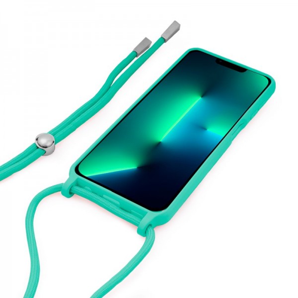 Carcasa COOL para iPhone 13 Pro Cordón Liso Mint