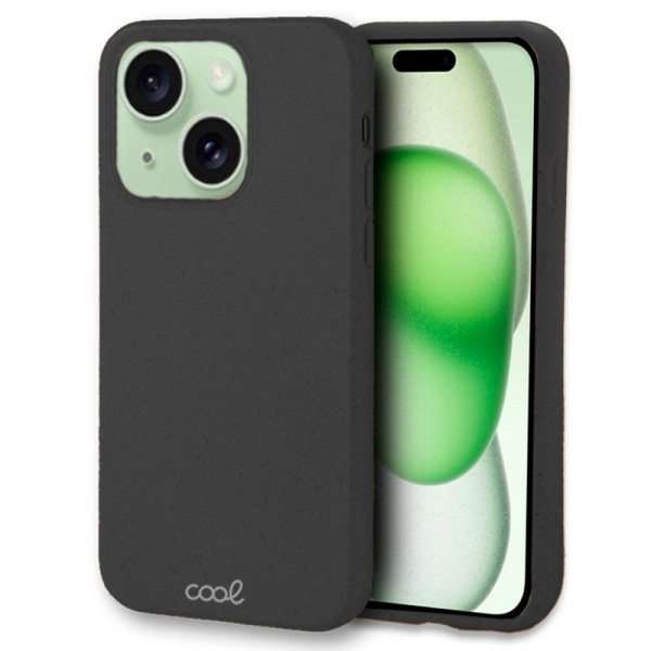 Carcasa COOL para iPhone 15 Plus Eco Biodegradable Negro