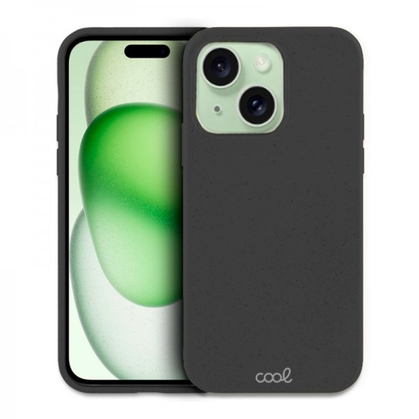 Carcasa COOL para iPhone 15 Plus Eco Biodegradable Negro