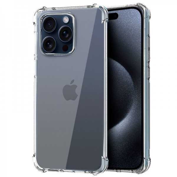 Carcasa COOL para iPhone 15 Pro AntiShock Transparente