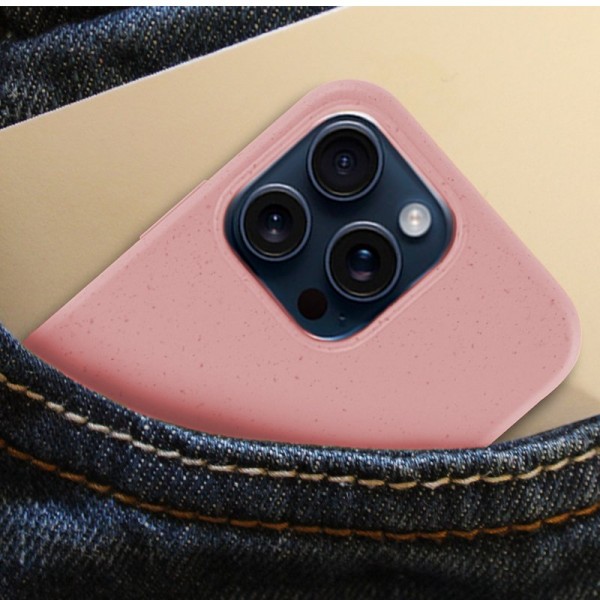 Carcasa COOL para iPhone 15 Pro Eco Biodegradable Rosa