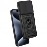 Carcasa COOL para iPhone 15 Pro Hard Ring Negro