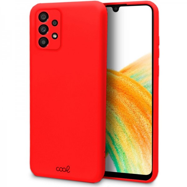 Carcasa COOL para Samsung A336 Galaxy A33 5G Cover Rojo