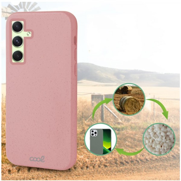 Carcasa COOL para Samsung A546 Galaxy A54 5G Eco Biodegradable Rosa