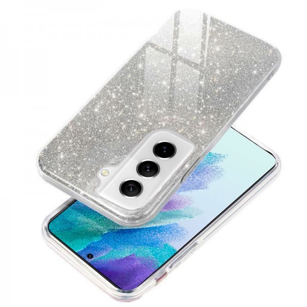 Carcasa COOL para Samsung G990B Galaxy S21 FE Glitter Plata