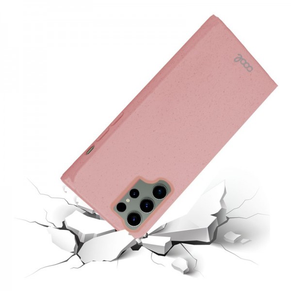 Carcasa COOL para Samsung S918 Galaxy S23 Ultra Eco Biodegradable Rosa