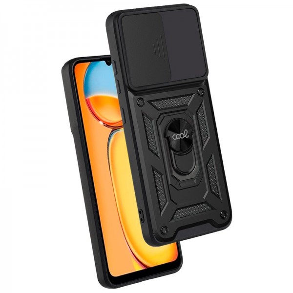 Carcasa COOL para Xiaomi Redmi 13C / Poco C65 Hard Ring Negro