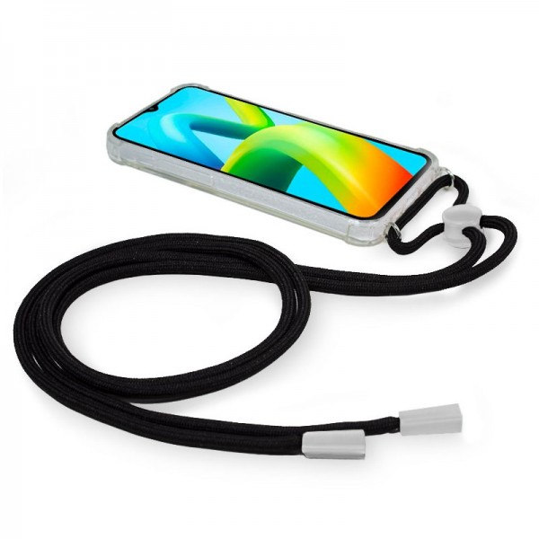 Carcasa COOL para Xiaomi Redmi A1 Plus / A2 Plus Cordón Negro