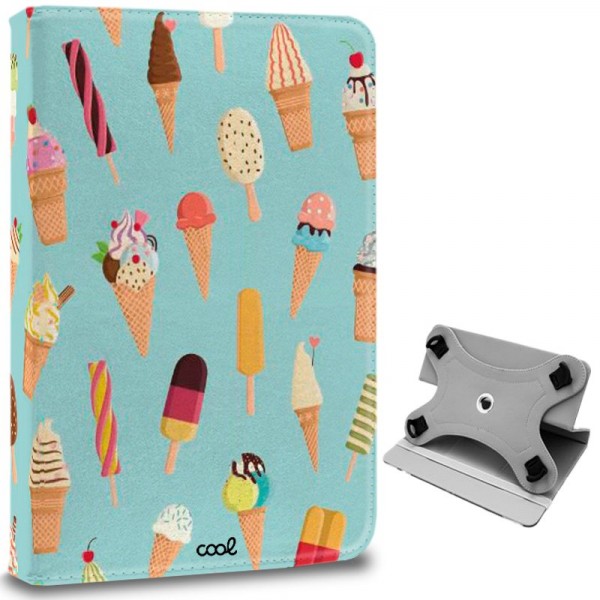 Funda COOL Ebook Tablet 9.7 - 10.5 Pulgadas Universal Dibujos Helados