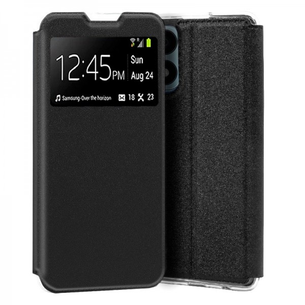 Funda COOL Flip Cover para Huawei Honor X8A Liso Negro