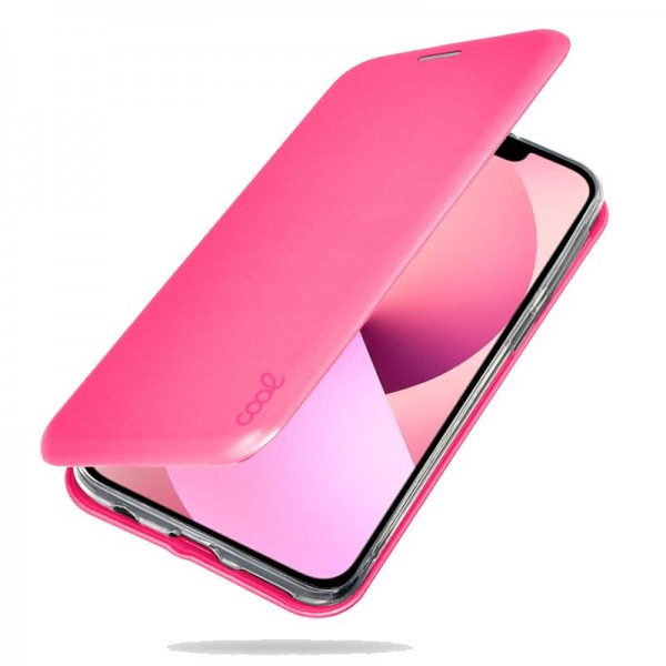 Funda COOL Flip Cover para iPhone 13 Elegance Fucsia