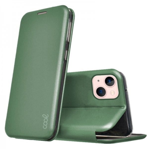 Funda COOL Flip Cover para iPhone 13 Elegance Verde