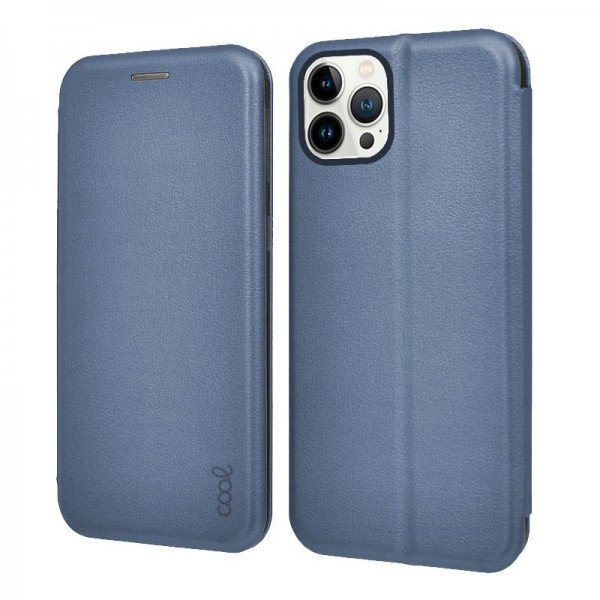 Funda COOL Flip Cover para iPhone 13 Pro Elegance Azul