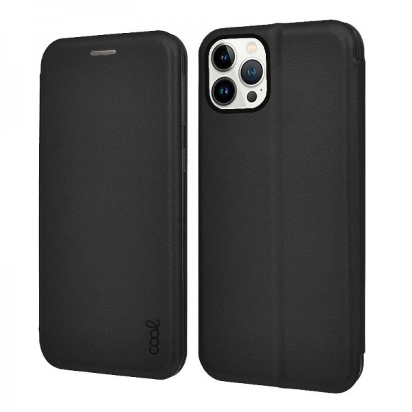 Funda COOL Flip Cover para iPhone 13 Pro Elegance Negro