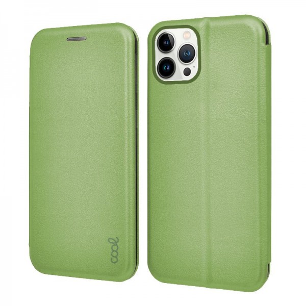 Funda COOL Flip Cover para iPhone 13 Pro Elegance Pistacho