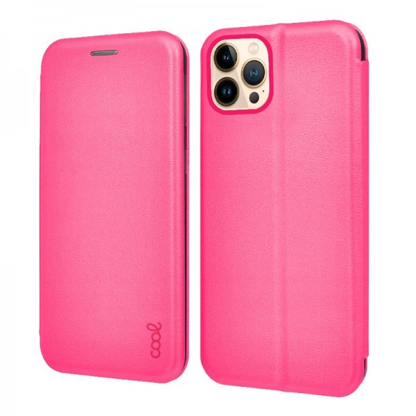 Funda COOL Flip Cover para iPhone 13 Pro Max Elegance Fucsia