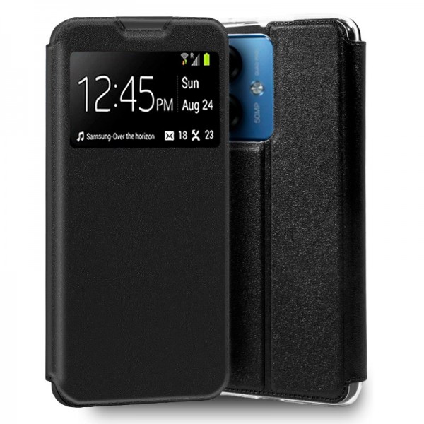 Funda COOL Flip Cover para Motorola Moto G14 Liso Negro