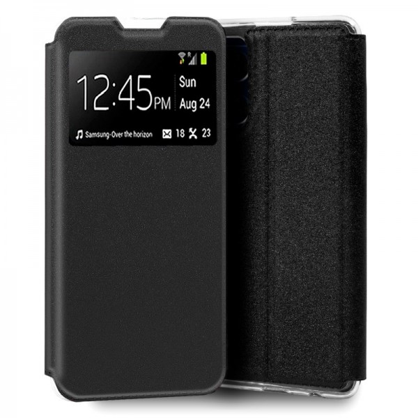 Funda COOL Flip Cover para Oppo Find X5 Lite Liso Negro