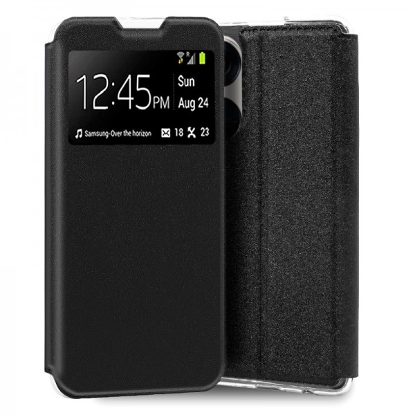 Funda COOL Flip Cover para Oppo Reno 8T Liso Negro