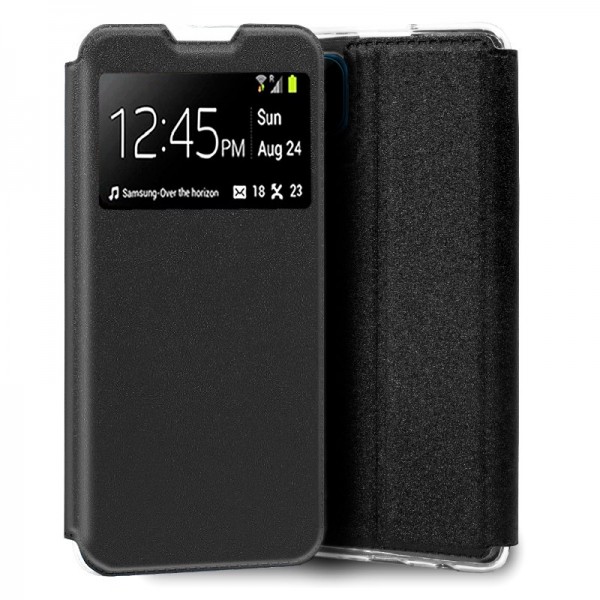 Funda COOL Flip Cover para Realme C11 2021 Liso Negro