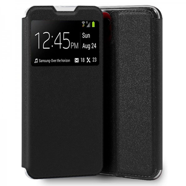 Funda COOL Flip Cover para Samsung A035 Galaxy A03 Liso Negro