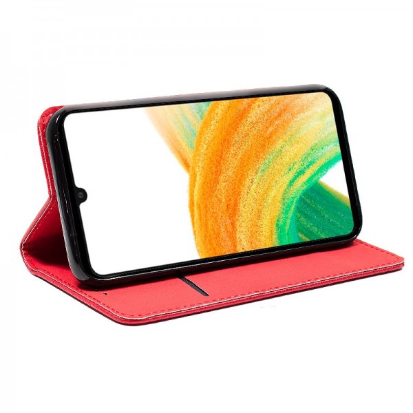 Funda COOL Flip Cover para Samsung A336 Galaxy A33 5G Liso Rojo